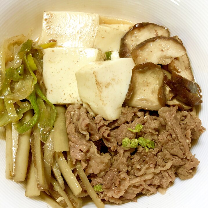 上品な味わい すき焼き風 具沢山の肉どうふ レシピ 作り方 By M H 楽天レシピ 上品な味わい すき焼き風 具沢山の肉どうふ レシピ 作り方 By M H 楽天レシピ